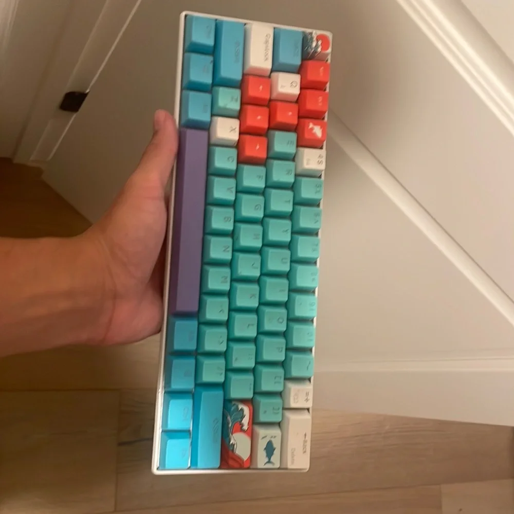 60 percent mechanical keybaord blue switches